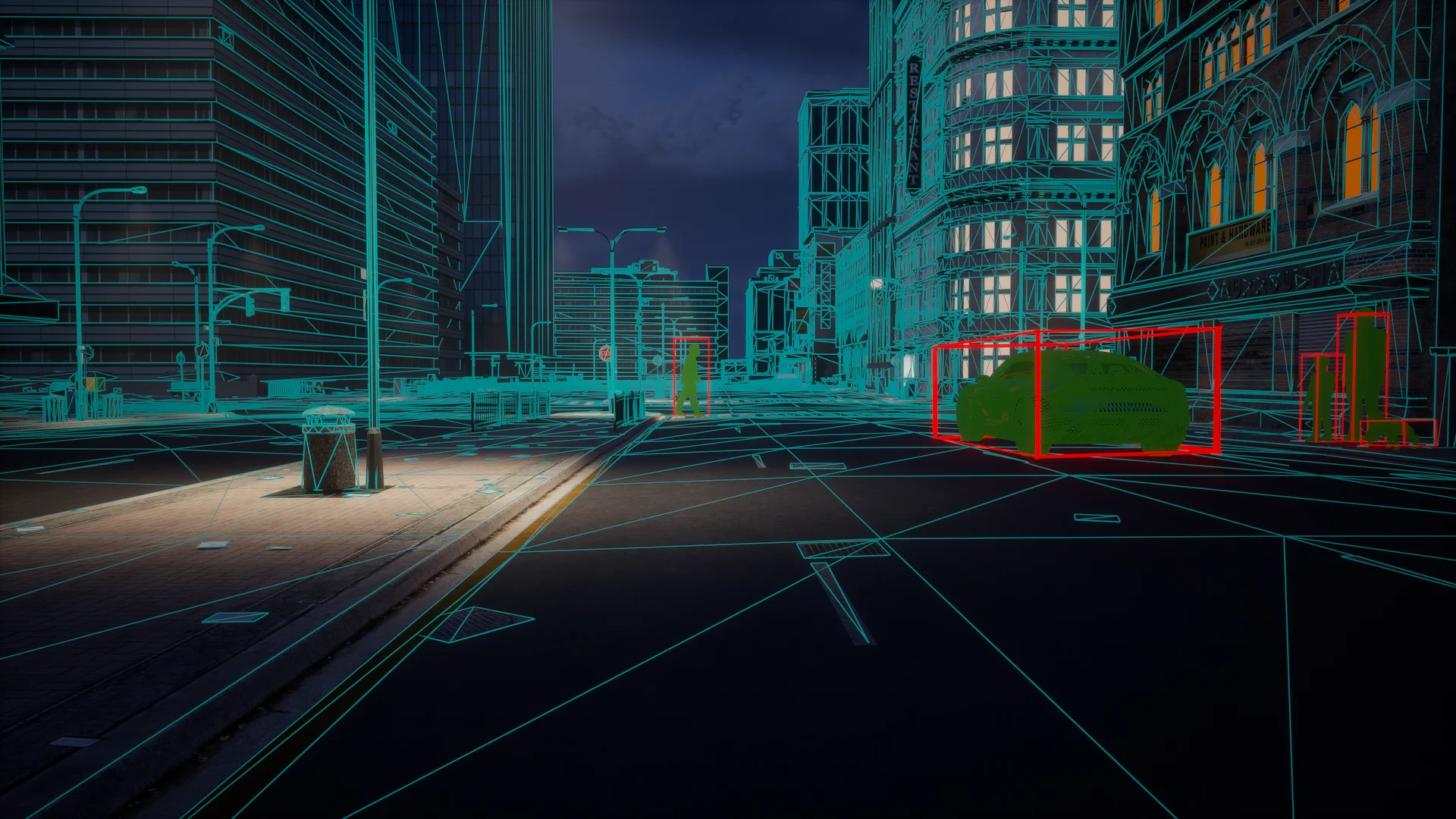 Digital Twin with Pedestrian
